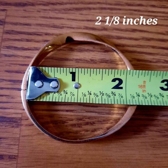 KATE SPADE ♤ Do The Twist Vintage Rosegold Hinged Bracelet MINIMALIST - Picture 7 of 9